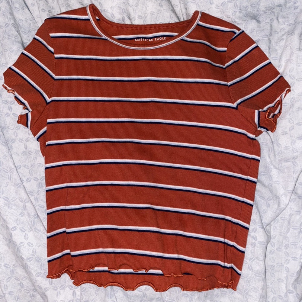 American Eagle Striped Tee